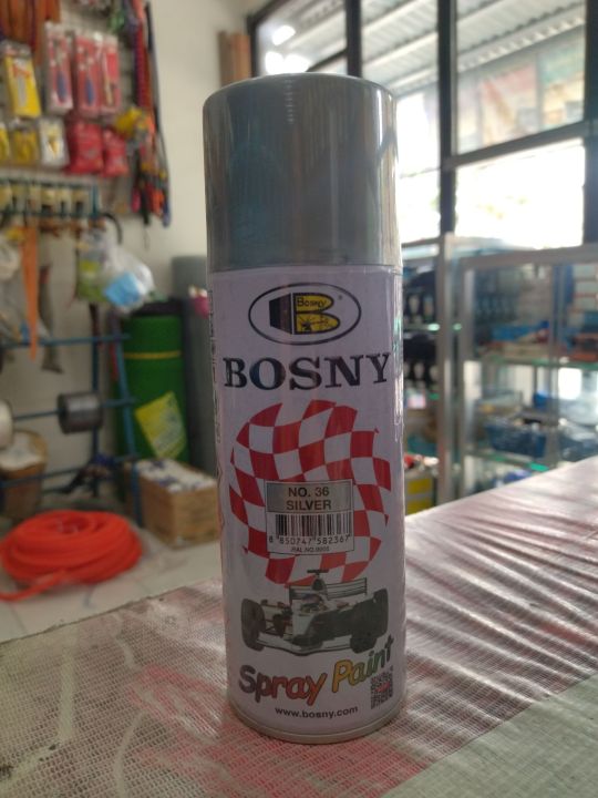 bosny spray paint silver no.36 | Lazada PH