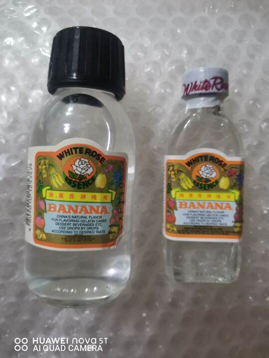 White Rose banana essence option of 90ml and 25ml Lazada PH