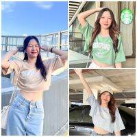 เสื้อยืดครอป CAMPING ?️