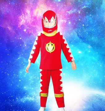 Power Rangers Cosplay Jumpsuit Fancy Dress up costume party Playsuit XL  Size,Red - Walmart.com