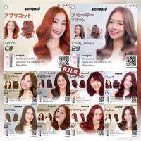 ?สีนิกาโอะโทนธรรมชาติ+แฟชั่นปิดผมขาว? ครีมเปลี่ยนสีผม สีผมนิกาโอะ Nigao Hair Color 100ml