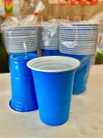 Blue cup party 16oz แพค 30ใบ แก้วสำหรับปาร์ตี้