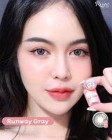 คอนแทคเลนส์ รุ่น Runway สีเทา สวยหวานลายใหม่ ค่าอมน้ำสูง ใส่สบายตา