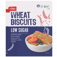 โคลส์ ธัญพืชอัดก้อน น้ำตาลต่ำ Coles Wheat Biscuits Low Sugar 1.12kg