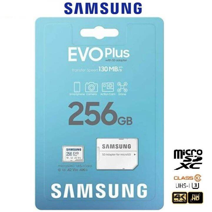 memory-card-samsang-evo-plus-32-64-128-256gb-class10-แท้100-ประกันศูนย์10ปี