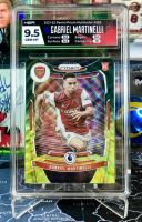 Gabriel Martinelli การ์ดฟุตบอล Rookie ทีมอาร์เซน่อล Arsenal PRIZM Multi-Color Card HGA GRADED