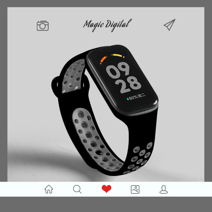สายรัดข้อมือเหมาะสำหรับสายรัดข้อมือ-redmi-2สายรัดข้อมือ-redmi-2สายรัดข้อมือซิลิโคนสำหรับออกกำลังกายอัจฉริยะ-xiaomi-สำหรับผู้หญิงสายรัดข้อมือ-redmi-รุ่นที่2อุปกรณ์เสริมสายนาฬิกาแฟชั่นไอเดียสร้างสรรค์มี