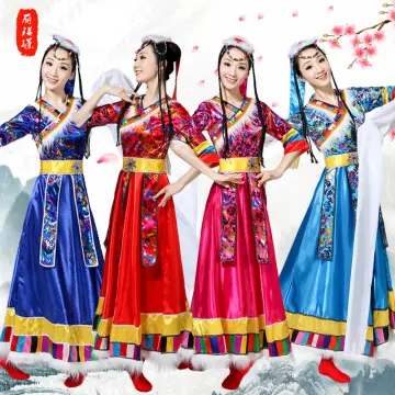 Ethnic Style Classical Dancing Dress New Square Dance Clothing Suit  Performance Costume Yangge Clothes Dancing Clothes Performance Wear Female