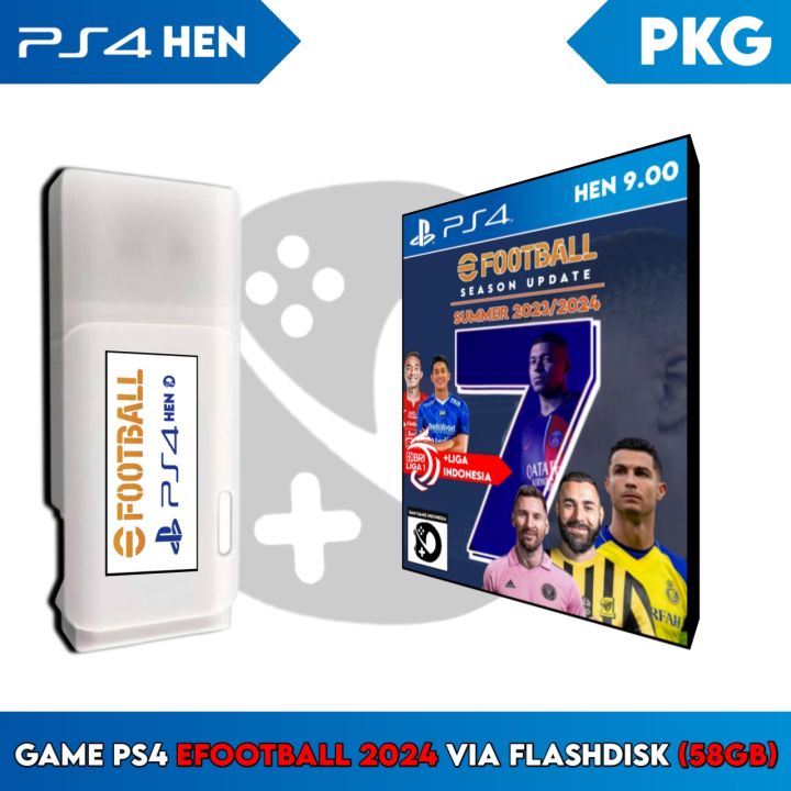 Game eFootball 2024 PES 2024 PS4 HEN Game PKG via Flashdisk Lazada