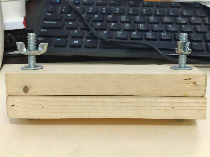 Wooden Book Paper Pad Press for notepad, mini calendars, etc Lazada PH