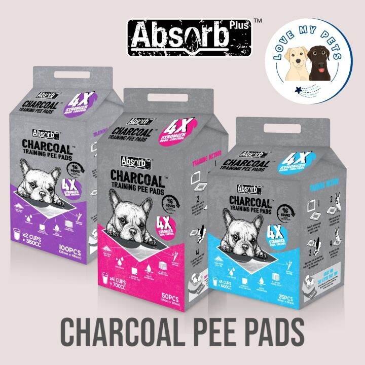 Absorb Plus Charcoal Pet Sheets S/M/L Lazada Singapore