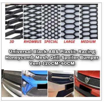 Universal Racing Car Honeycomb Mesh Hexagon ABS Grille Fog Custom