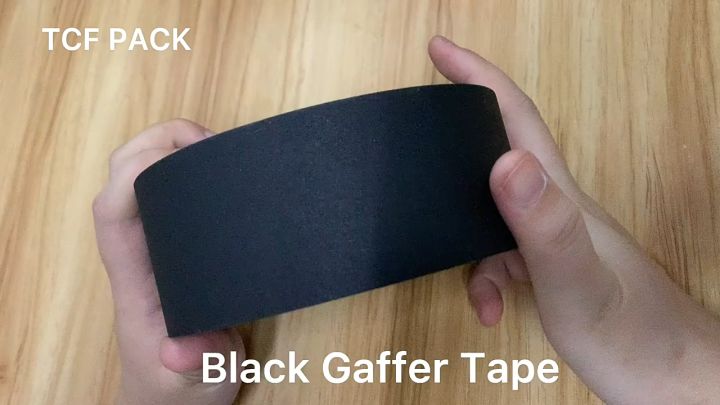 Black Gaffer Tape No-Residue Non-Reflective Easy Tear Book Repair  Bookbinding Tape Matte Gaff Stage