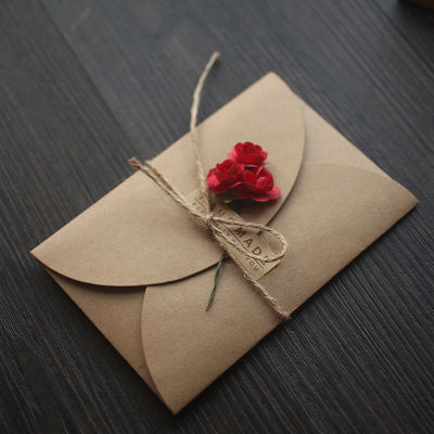 ช่อดอกไม้แฮนด์เมดซองจดหมายเชิญ DIY การ์ดอวยพรสารภาพรักแนวอาร์ตๆการ์ดวันเกิดของขวัญมีสไตล์สำหรับส่งเพื่อนสนิท