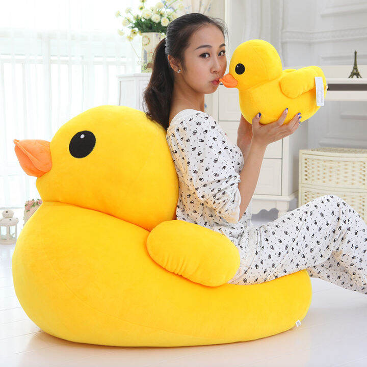 Hong Kong Big Yellow Duck Doll Plush Toys Small Yellow Duck Sub