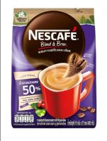 NESCAFÉBlend&amp;Brew Instant Coffee 3in 1 เนสกาแฟเบลนด์ แอนด์ บรู กาแฟสำเร็จรูป 3อิน 1 แบบถุง 27 ซอง