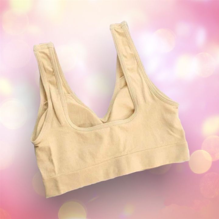 sport-bra-free-size-xl-xxl-สปอร์ตบราไซส์ใหญ่-สาวอวบใส่ได้-ชุดชั้นในสาวอวบ-เสื้อในสาวอวบ-บาร์สปอร์ต-ชุดชั้นใน-สปอร์ตบาร์-สีขาว-กระชับพอดี