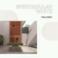 TOA ?ยอดนิยม?TOA เบอร์21001 Spectacular White สีโฟร์ซีซั่น ขนาด 3 ลิตร , 9ลิตร ?สีทาภายใน-ภายนอก