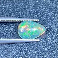 โอปอลหลากสีธรรมชาติ 1.03cts ลูกแพร์ 10X7 มม 1.03cts natural multi color play opal 10X7mm pear