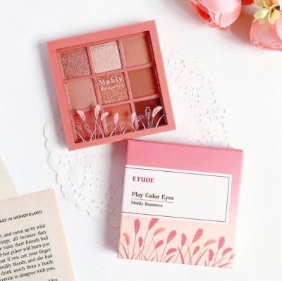 Etude House Play Colour Eyes Palette Muhly Romance🧡✨ อายพาเลทเฉดสีโทนชมพู ส้ม น้ำตาล