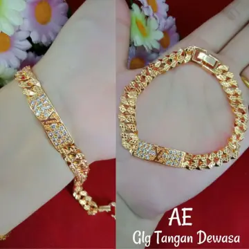 Jual Gelang titanium LV gelang Louis Vuitton gelang korea rosegold- G156