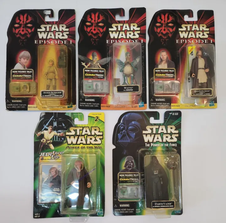 Star Wars Bundle Rare Cards Anakin Skywalker Watto Qui-Gon Jinn Darth ...