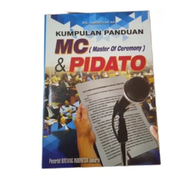 Buku Panduan Mc Master Of Ceremony Pidato Lazada Indonesia