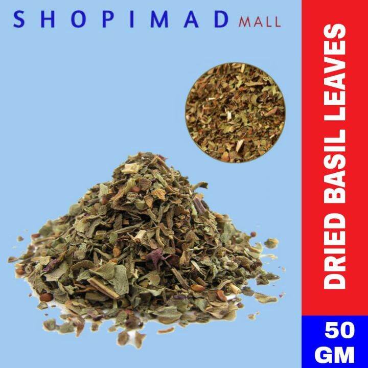 [50Gram] DRIED BASIL FLAKES / DAUN BASIL / DAUN SELASIH Lazada