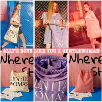 GENTLEWOMAN ALLYS BOYS LIKE YOU X GW: Oh Boy! Tote [?Cream ?Purple ?Pink]