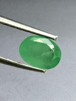 Emerald 0.70cts 6.3x4.6x3.5 oval shape 100% natural gemstone