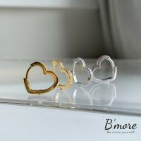 Bmore, CZ Heart Hoop (Silver 925)