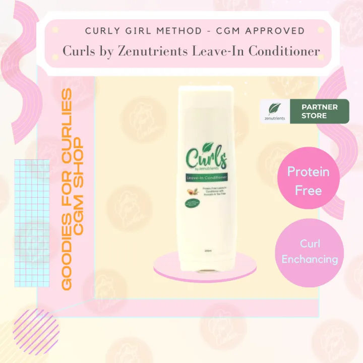 Curls by Zenutrients Leave In Conditioner 200 ml ZEN15 CGM Approved Lazada PH