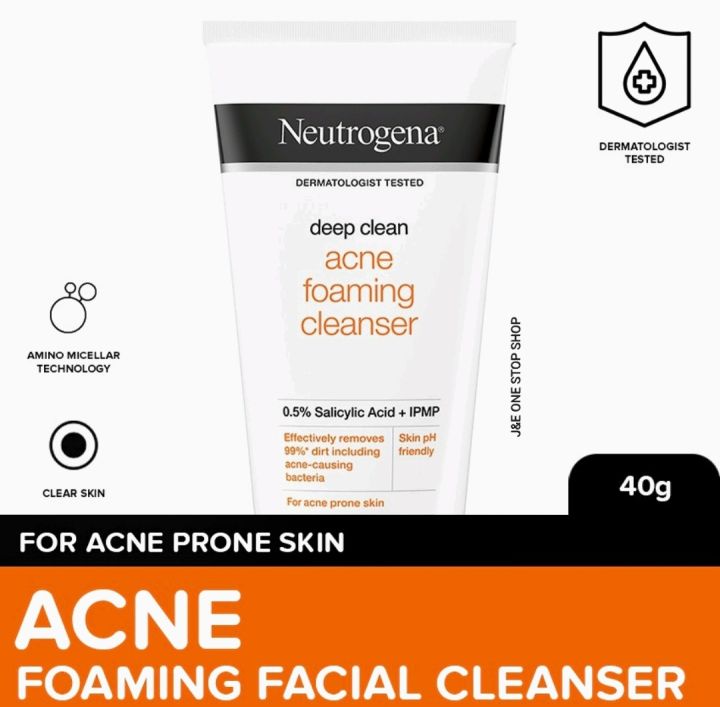 Neutrogena Deep Clean Acne Foaming Cleanser 100g Lazada Ph