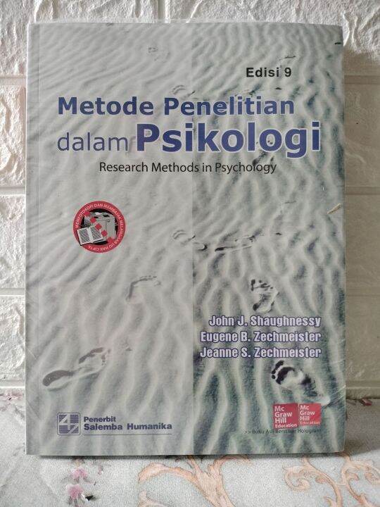 metode penelitian dalam psikologi edisi 9 John j shaughnessy [original] Lazada Indonesia