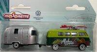 Majorette Die-Cast Volkweagen VW Trailer T1 With Airstream1/64 scale