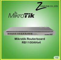 MikroTik RB1100AHx4 Router 13-Port Gigabit Ethernet, 1U rackmount, Dual Power Supply, RouterOS L6