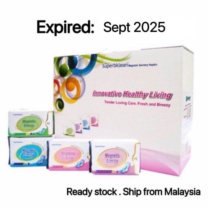 Ready stock Longrich Superbklean Energy Sanitary Napkin (Night
