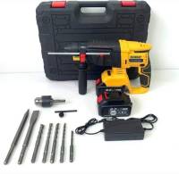 [[ส่งฟรี ไม่ต้องใส่โค้ด]] Dewalt สว่านโรตารี่ไร้สาย 399V. แบต 2 ก้อน แท่นชาร์ต 1 อัน เจาะไม้ เจาะปูน มอเตอร์ไร้แปลงถ่าน