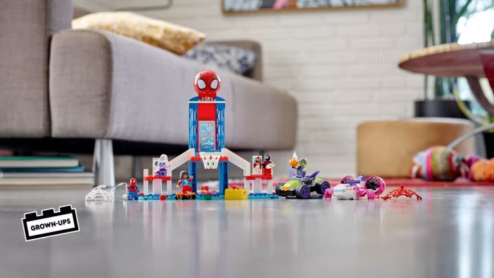 LEGO Marvel Spidey And His Amazing Friends Spider-Man Webquarters ...