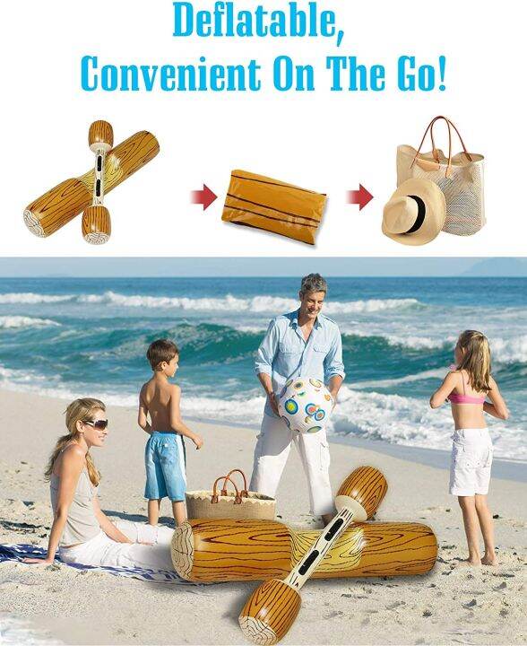 Moko Swimming Pool Float, (2 Pack) Inflatable Giant Pasadena Pool Float