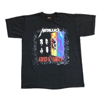 ?เสื้อวง VINTAGE METALLICA &amp; GUNS N’ ROSES ?Size “ L - XL ผ้าฟอกเก่า ผ้าสวยนุ่ม ใส่สบาย โปรดแจ้งไซร้ในแชทน่ะค่ะ