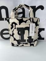 ❤️Marimekko Mono Mini Tote Unikko ลายดอกไม้สีขาว ใหม่ แท้ป้ายครบ