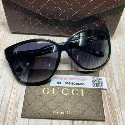 GUCCI แว่นกันแดด รุ่น GG3551 GAYJJ Black - ของแท้100% รับประกันศูนย์1ปี อุปกรณ์ครบ