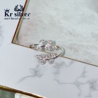 Kr silver | แหวนเงินแท้ ใบมะกอก ฝังเพชร cz / ใบมะกอก สัญลักษณ์แห่งชัยชนะและความสำเร็จในอาชีพการงาน ขนาดไซส์แหวน US: (6) (7) (8) (9)