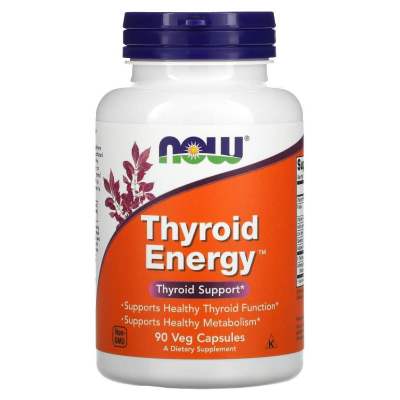 NOW Foods Thyroid Energy 90 Veg Capsules