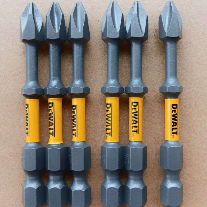 DEWALT 5Pcs Phillips Impact Screwdriver Bits Set 6.35mm PH2 Pivoting