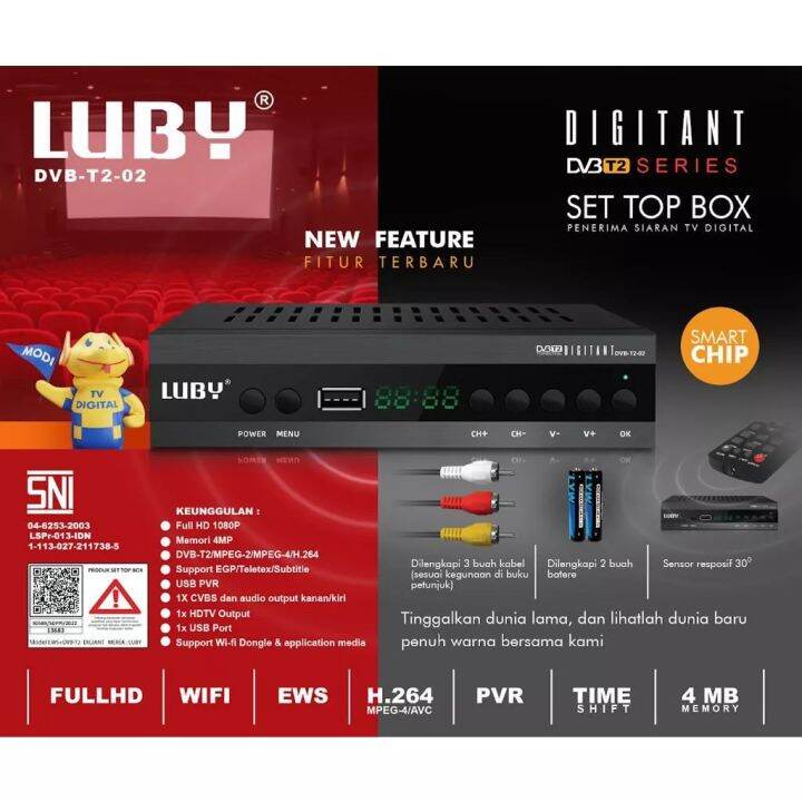 SET TOP BOX LUBY TYPE 02 Lazada Indonesia