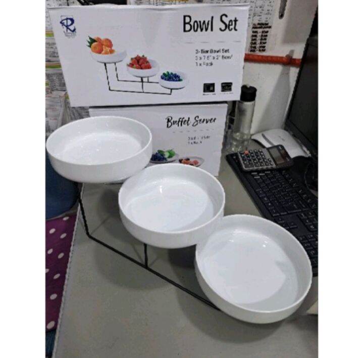 SERVING DISH ROUND 3 TIER Lazada PH
