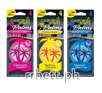 California Scents Organic Canister Air Freshener Car Fragrance Scent Spill  Proof Can Air Purifier