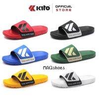 รองเท้าแตะสวม KITO?​?? AH68M รองเท้าแตะสวม แบบเปิดได้ ตีนตุ๊กแก โดนน้ำแห้งไว Size 40-43 Slipper